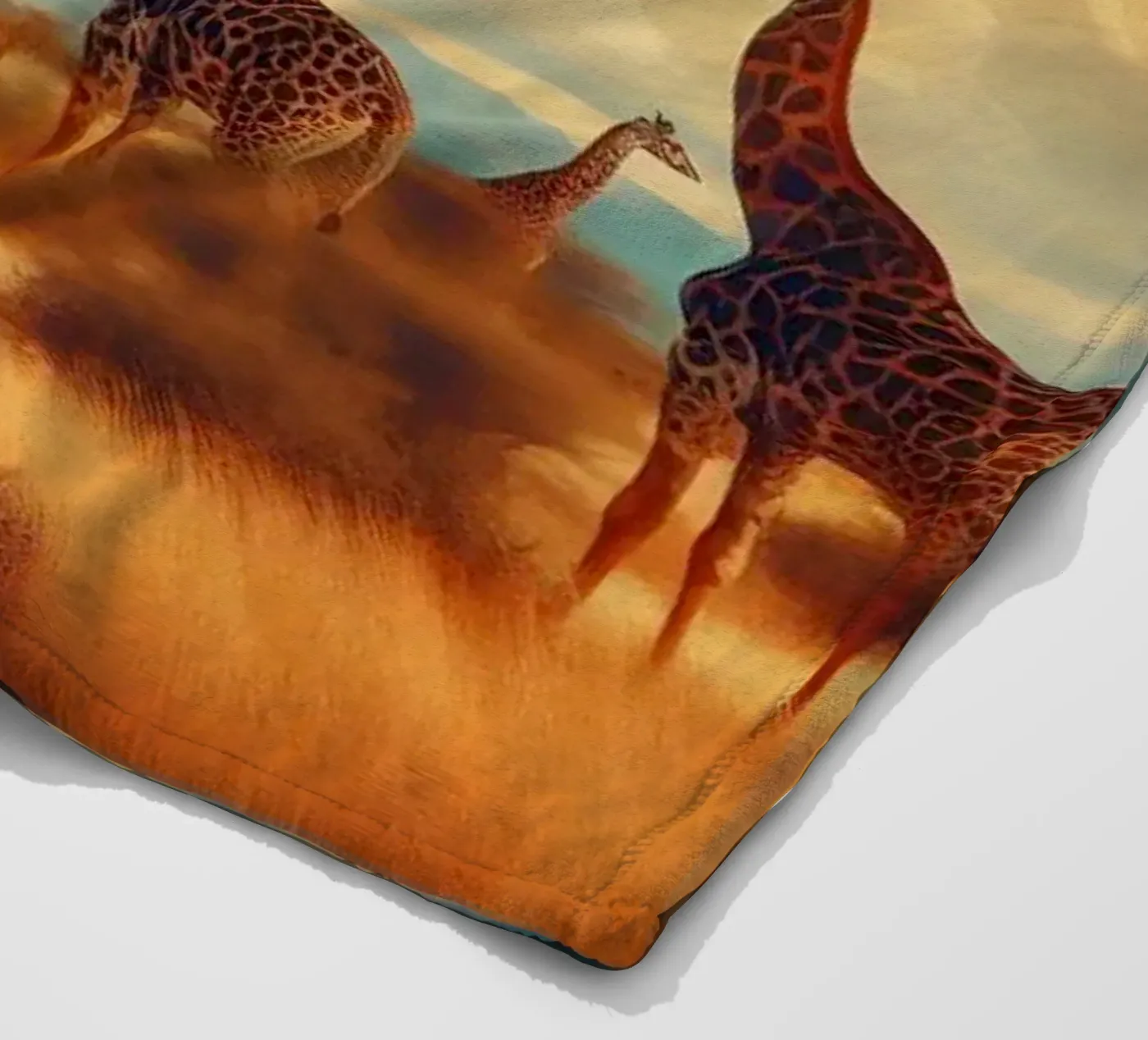GIRAFE coperta in pile da RUBIANT ART