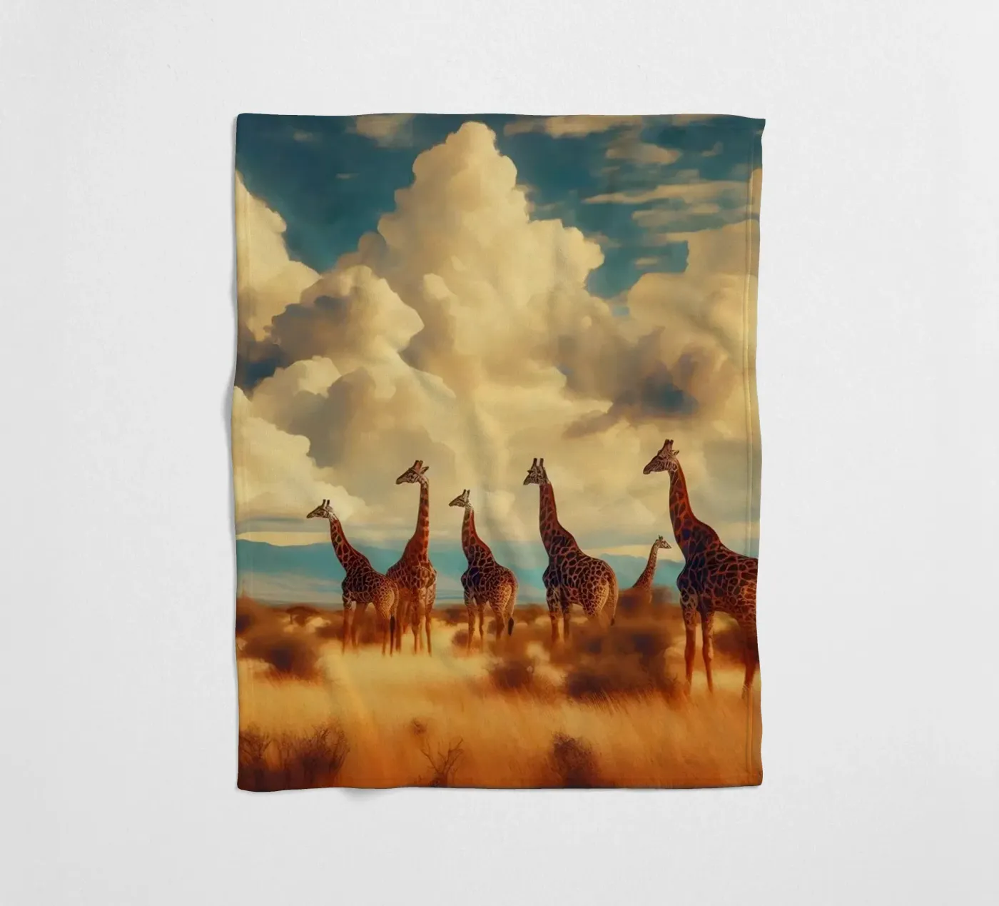 GIRAFE Fleecedecke von RUBIANT ART