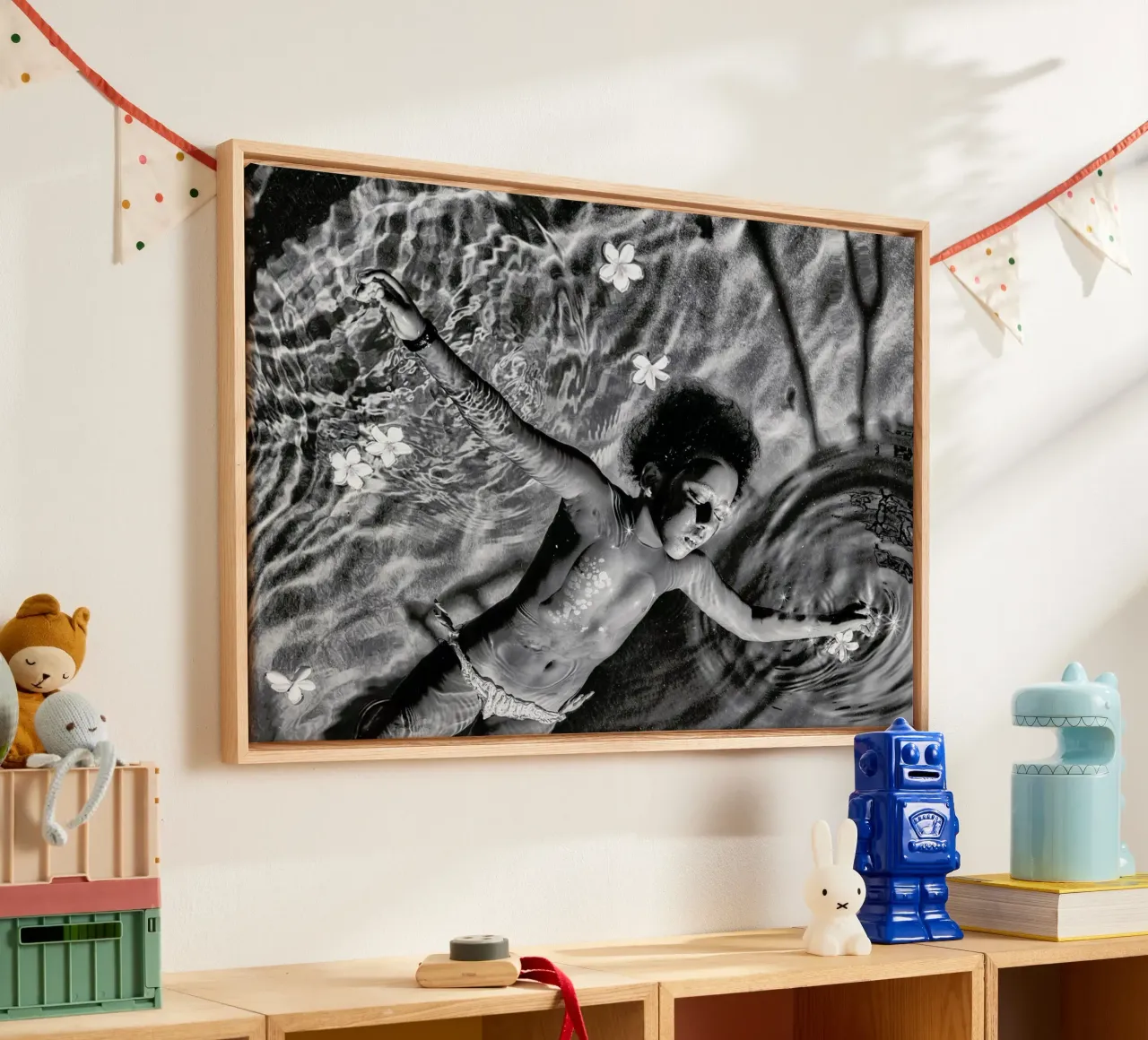 I can fly - Gloria Salgado Gispert tela con Cornice a cassetta da Pictufy