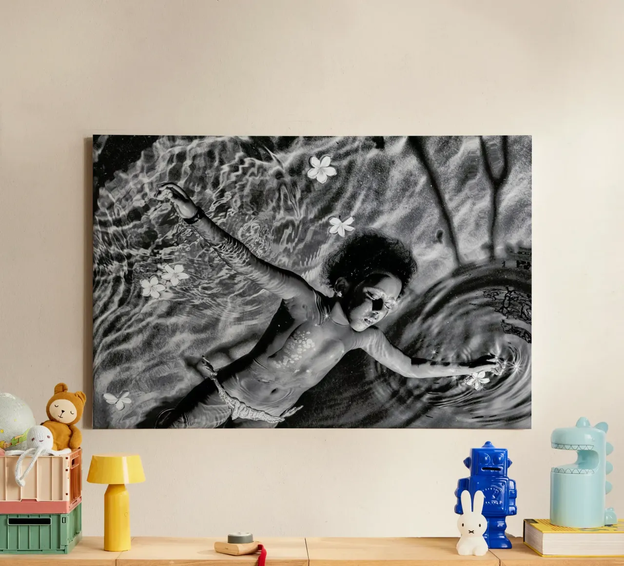 I can fly - Gloria Salgado Gispert tela con Cornice a cassetta da Pictufy