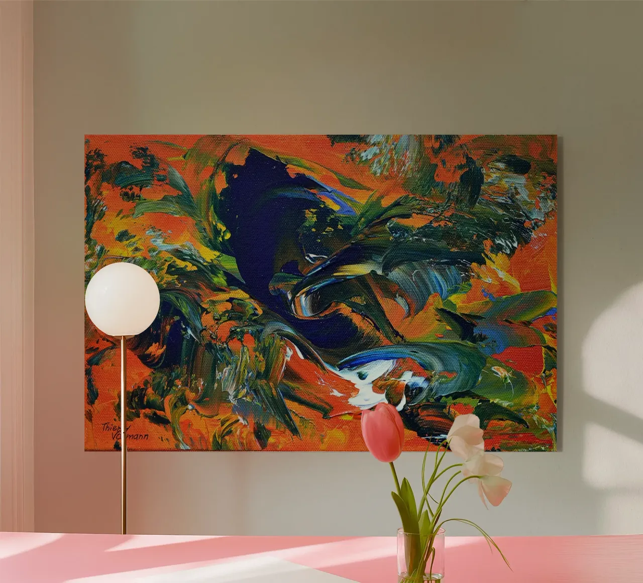 IDEAL GIFT 46 plexiglass da Thierry Vobmann Abstract painting