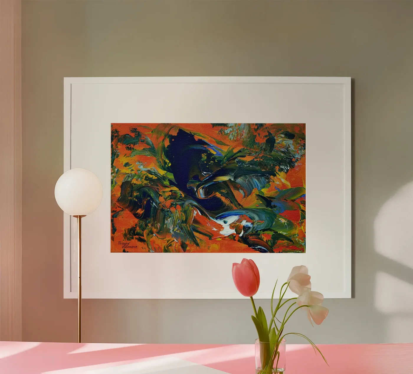 IDEAL GIFT 46 poster da Thierry Vobmann Abstract painting