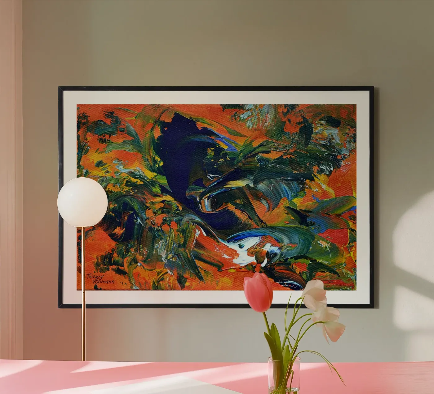 IDEAL GIFT 46 poster da Thierry Vobmann Abstract painting