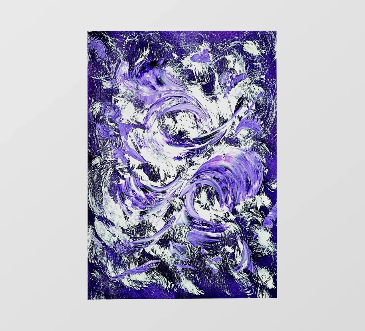 IDEAL GIFT 50 telo in pvc da Thierry Vobmann Abstract painting