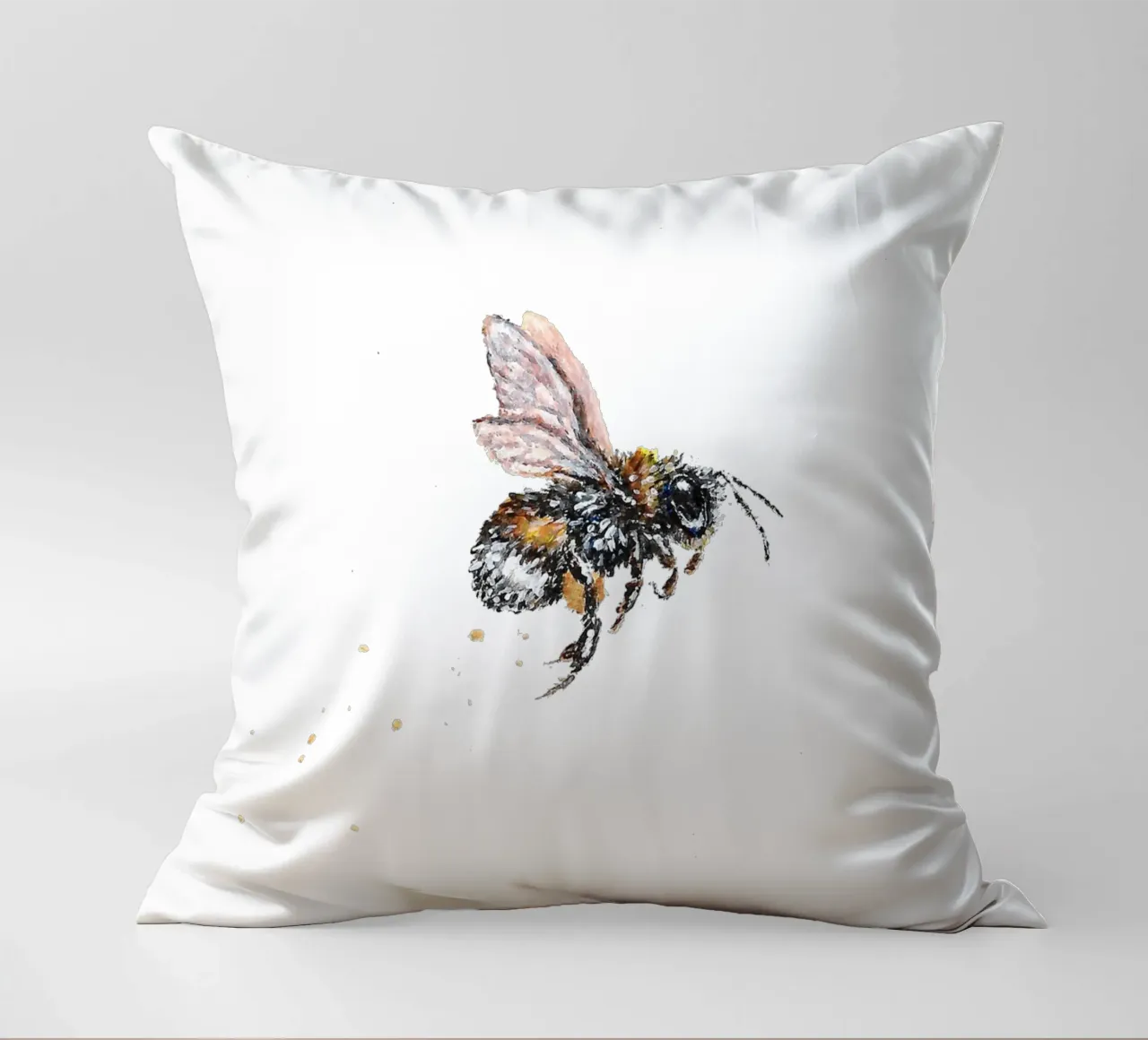 Just bee decorative cushion by Magpie luck