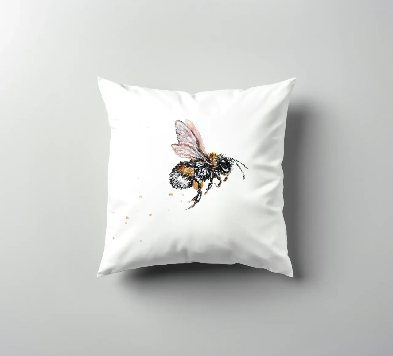 Just bee decorative cushion by Magpie luck