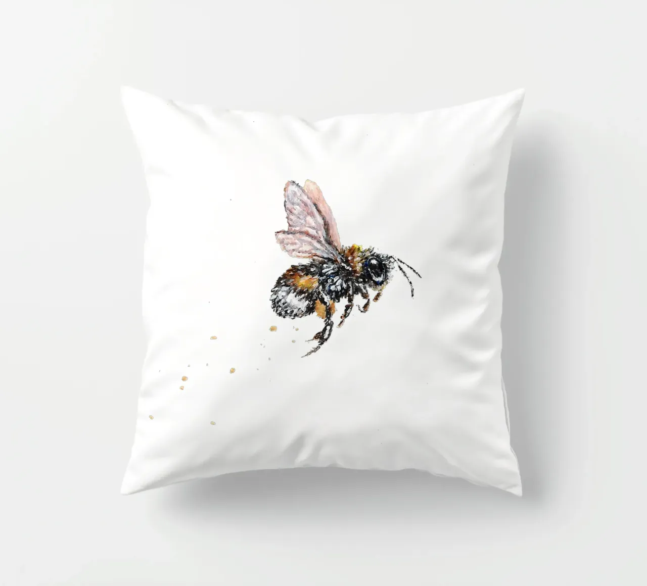 Just bee decorative cushion by Magpie luck