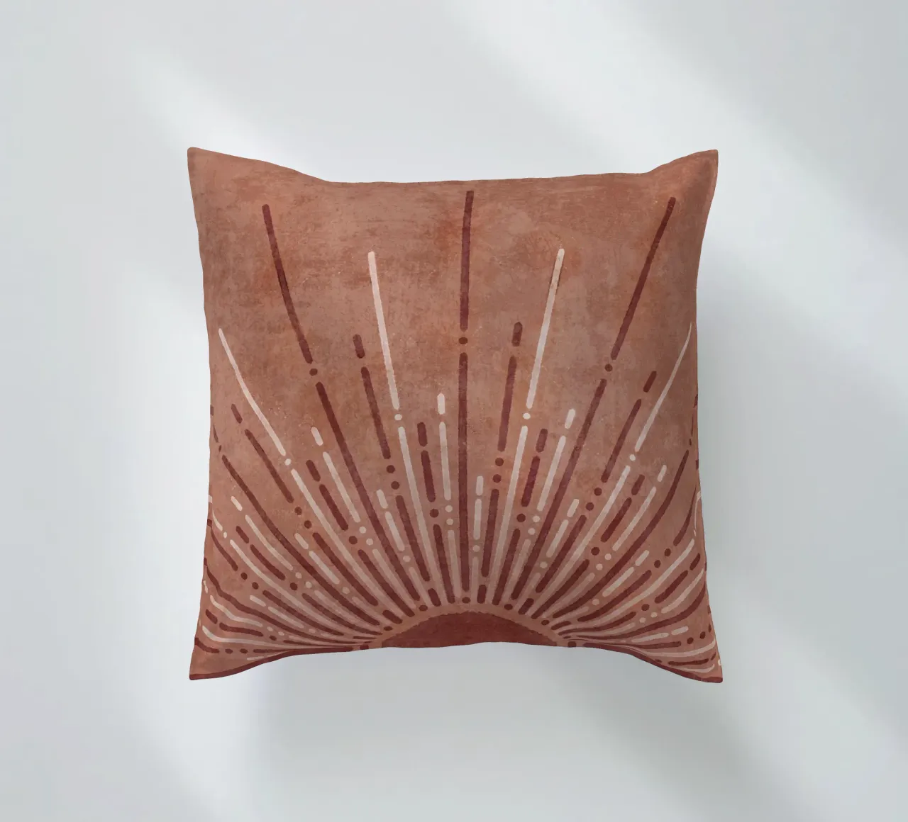 Emel Tunaboylu - Salmon Up Sun cuscino da The Artcircle