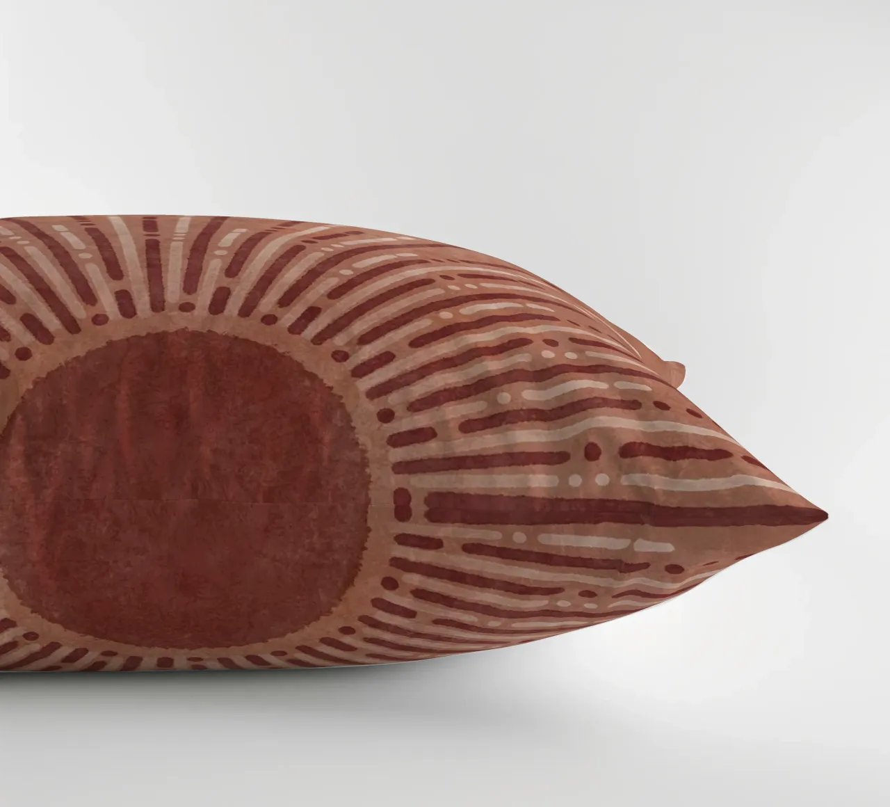 Emel Tunaboylu - Salmon Up Sun cuscino da The Artcircle