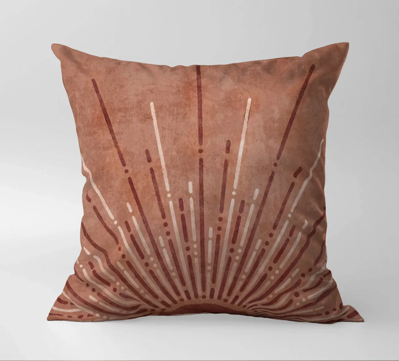 Emel Tunaboylu - Salmon Up Sun cuscino da The Artcircle