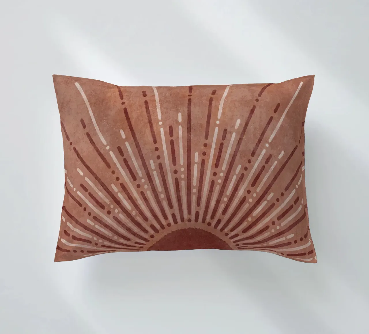 Emel Tunaboylu - Salmon Up Sun cuscino da The Artcircle