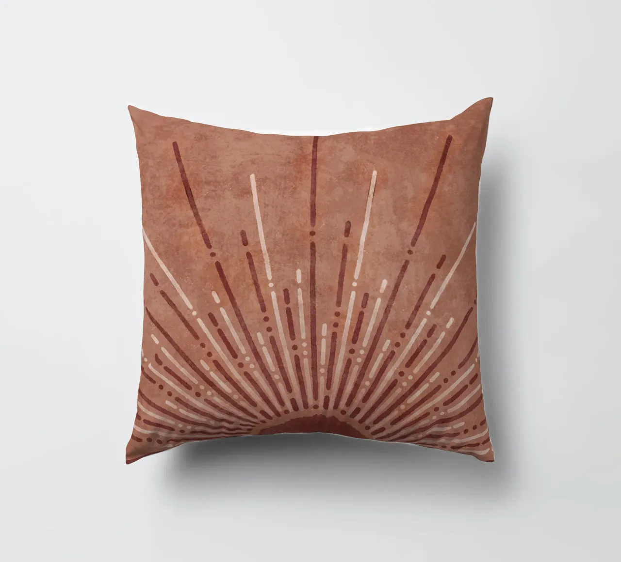 Emel Tunaboylu - Salmon Up Sun cuscino da The Artcircle