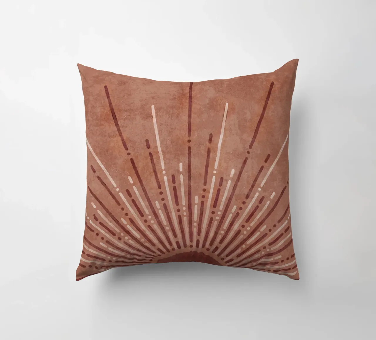 Emel Tunaboylu - Salmon Up Sun cuscino da The Artcircle
