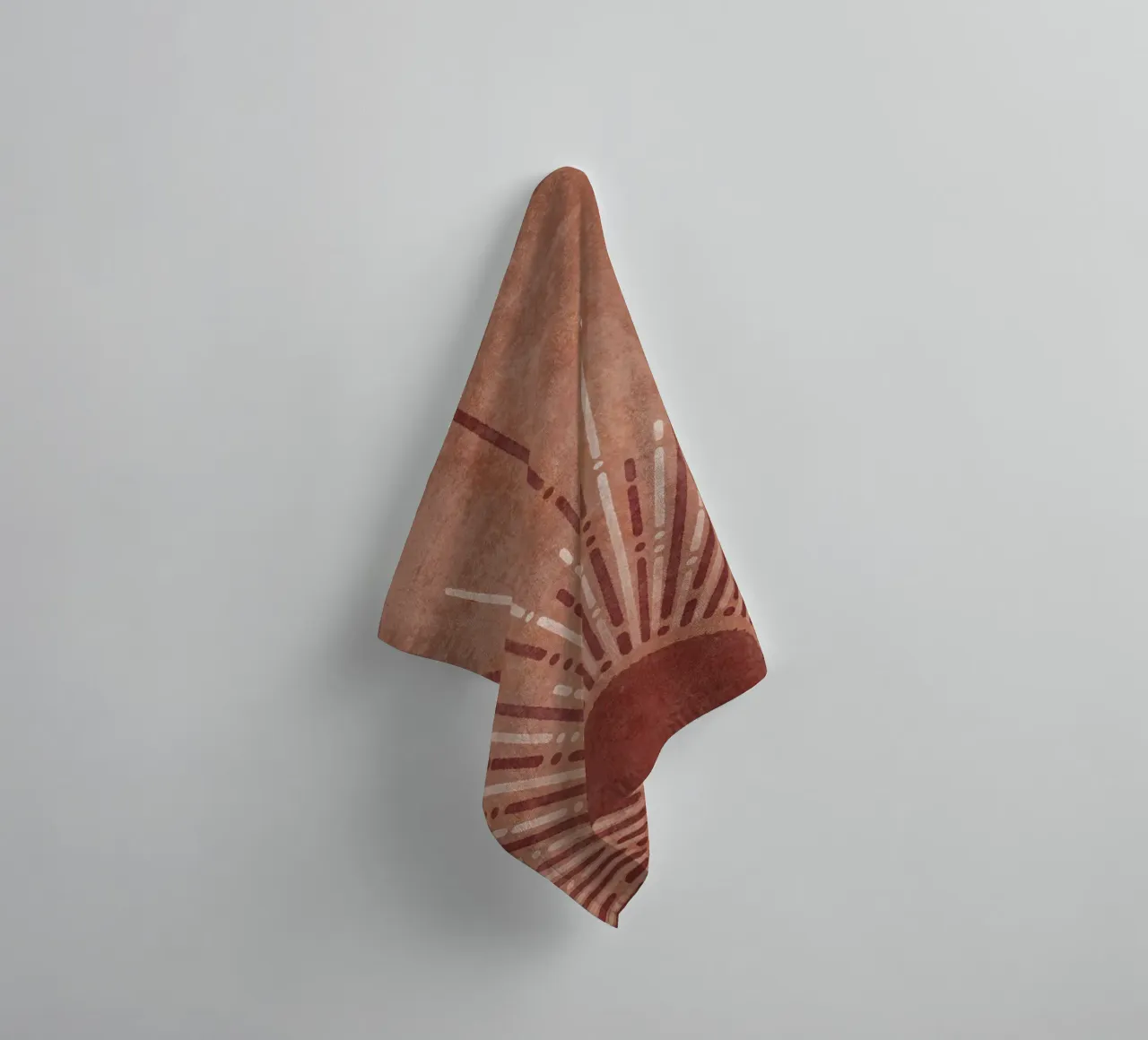 Emel Tunaboylu - Salmon Up Sun asciugamano da bagno da The Artcircle