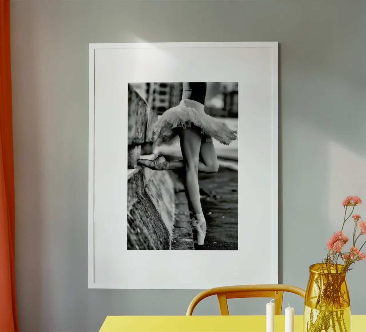 Dancer - Michael Groenewald poster con marco de madera de Pictufy