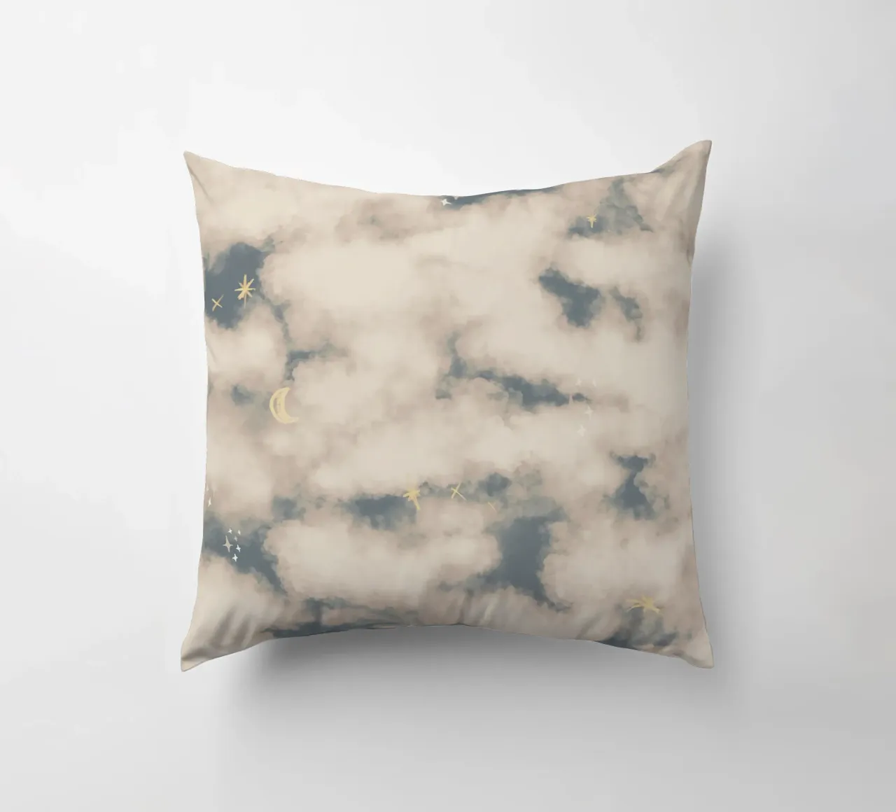 Boho Magical Clouds cuscino da anisillustration
