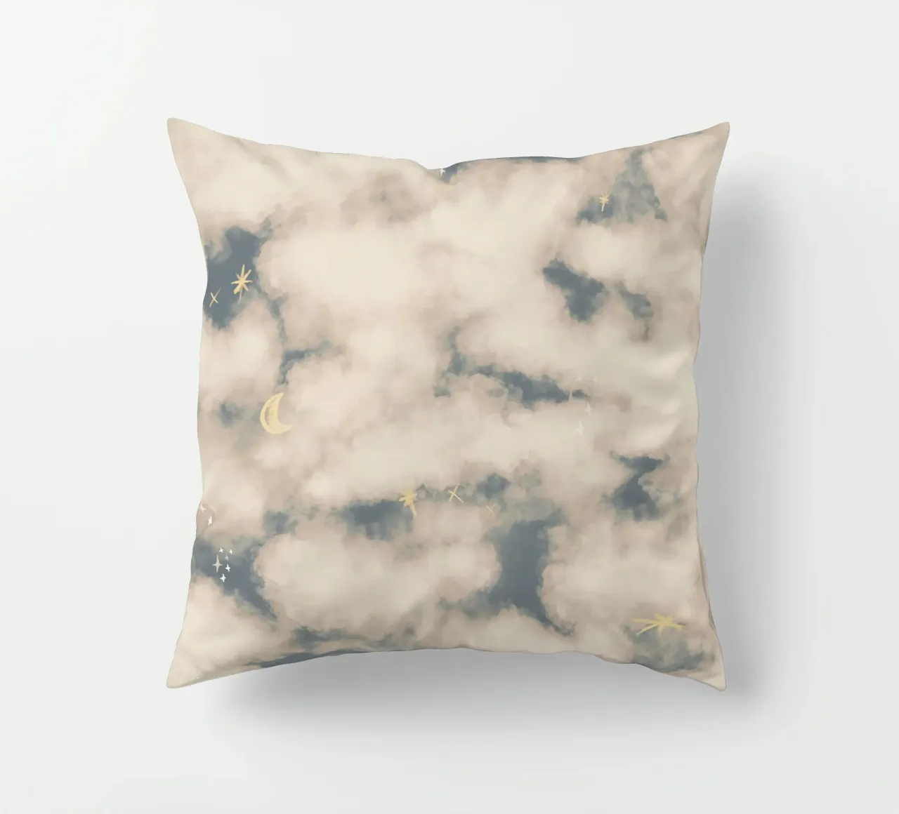 Boho Magical Clouds cuscino da anisillustration