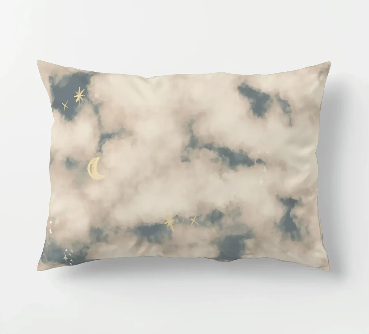 Boho Magical Clouds cuscino da anisillustration
