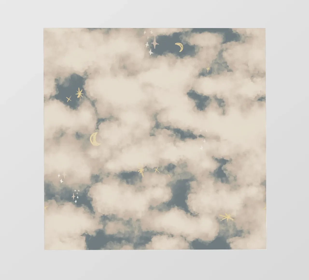 Boho Magical Clouds telo in pvc da anisillustration