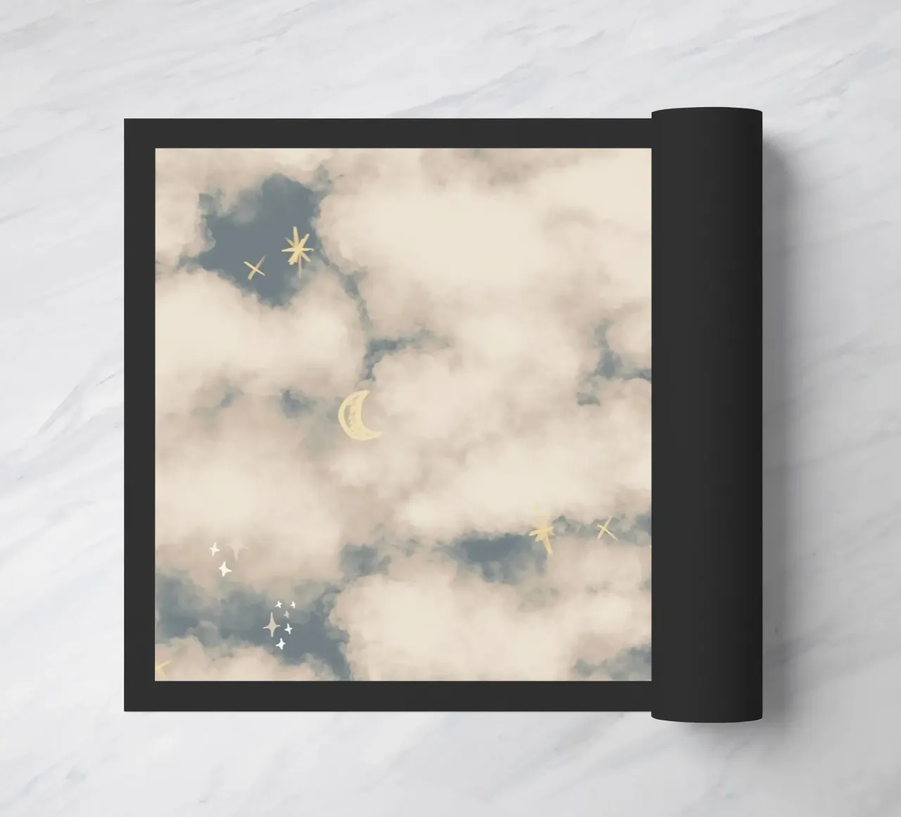 Boho Magical Clouds zerbino da anisillustration