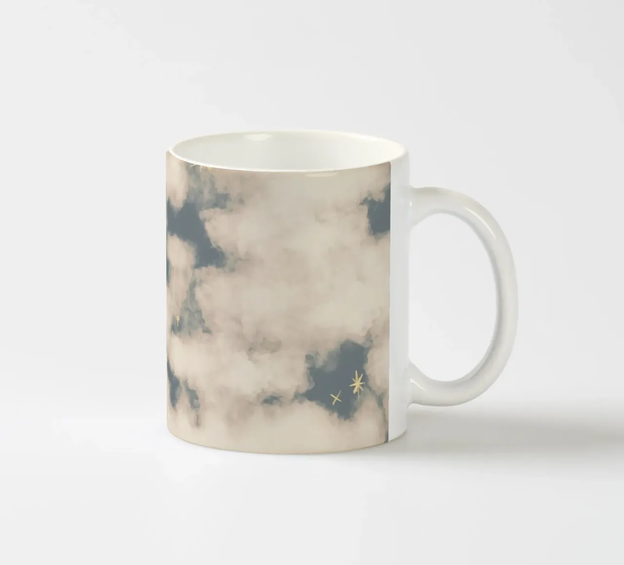 Boho Magical Clouds tazza in ceramica da anisillustration