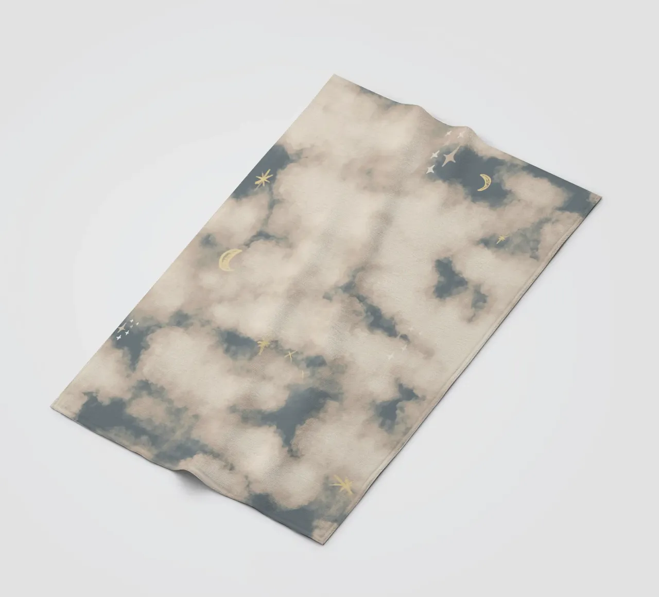 Boho Magical Clouds coperta in pile da anisillustration