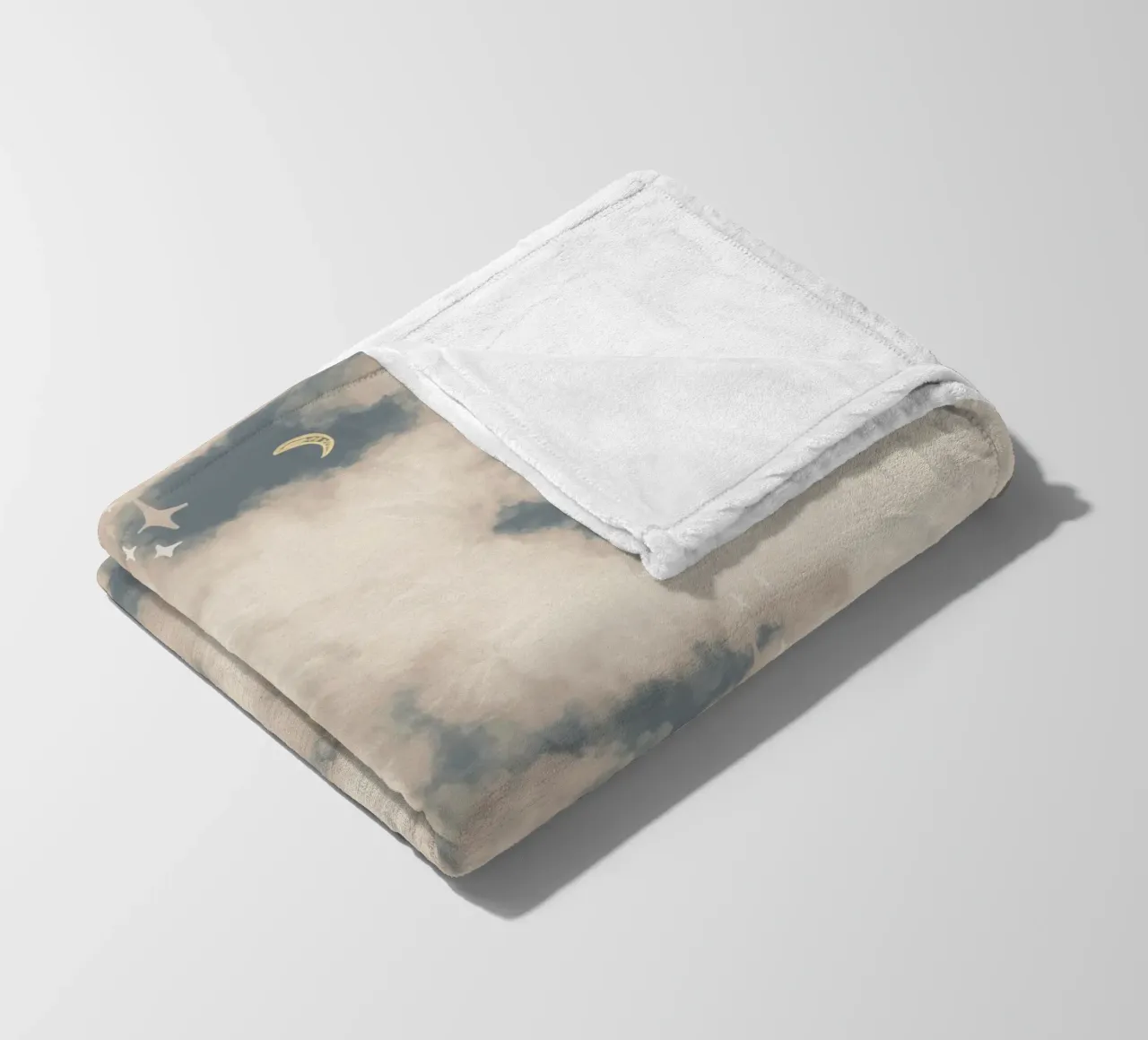 Boho Magical Clouds coperta in pile da anisillustration