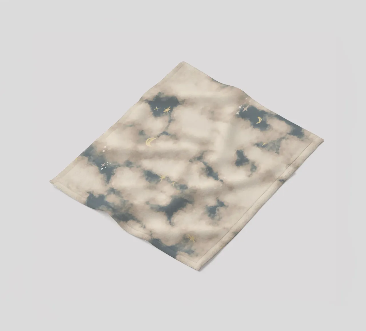 Boho Magical Clouds coperta in pile da anisillustration
