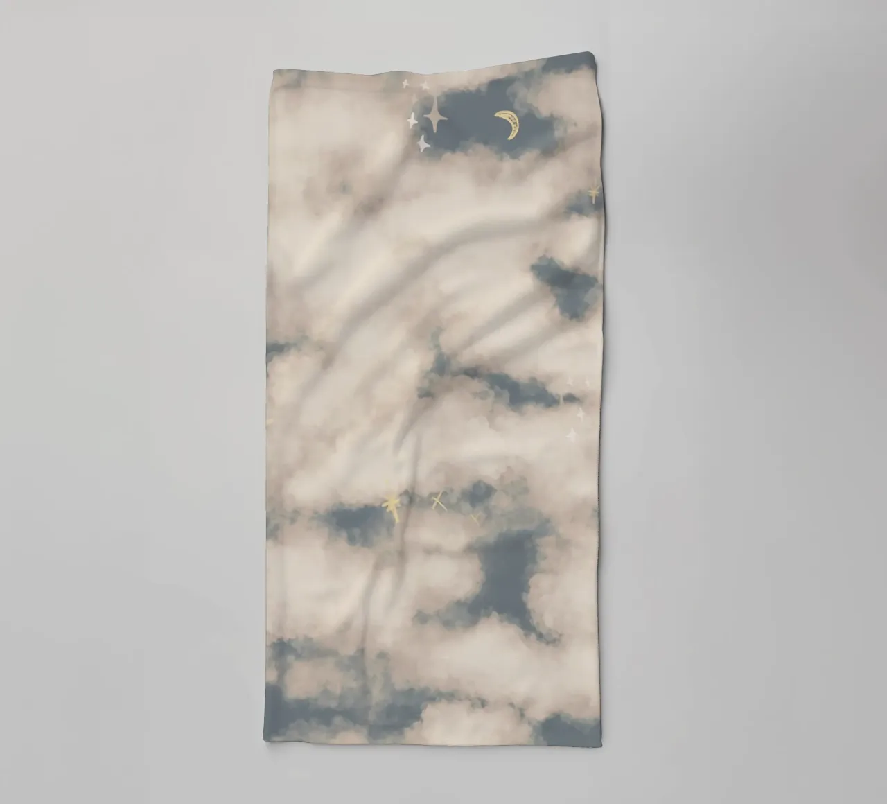 Boho Magical Clouds asciugamano da bagno da anisillustration