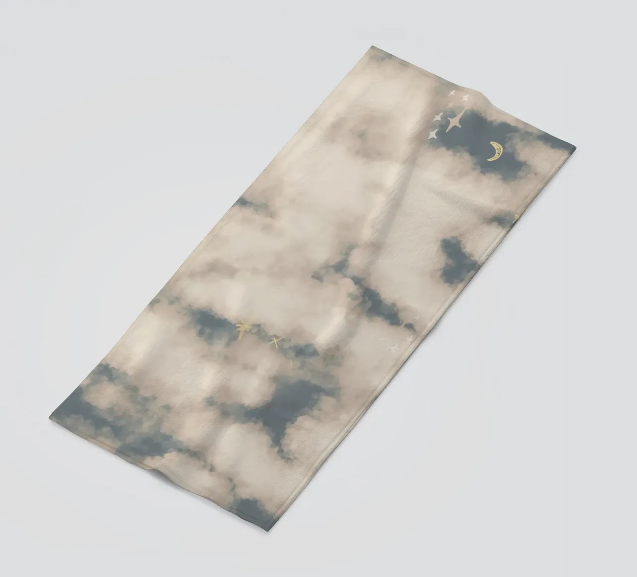 Boho Magical Clouds telo mare da anisillustration