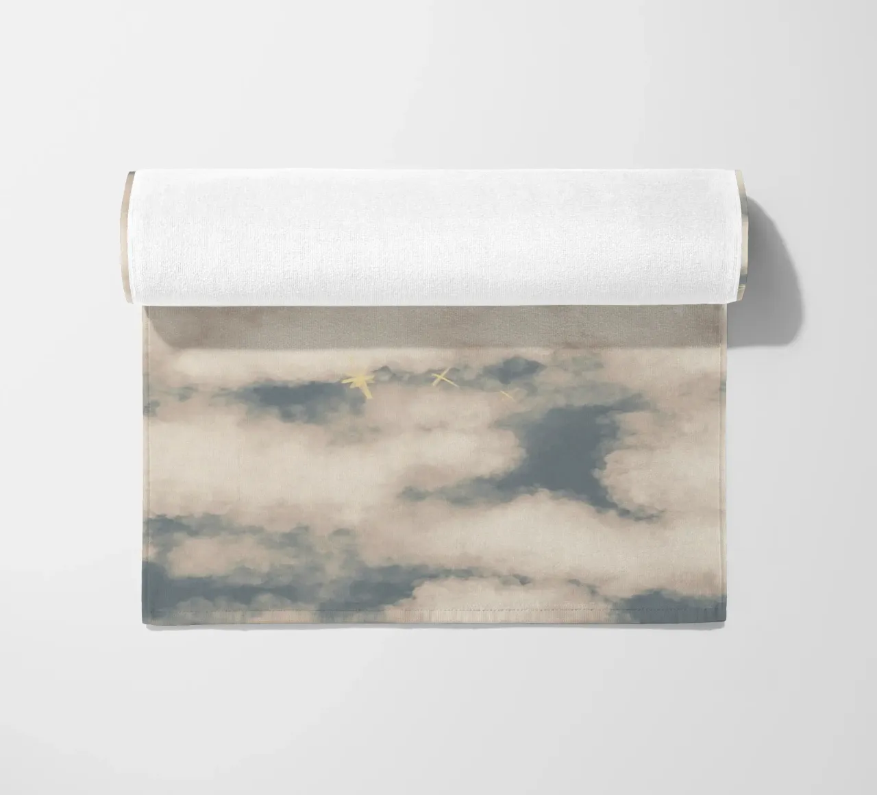 Boho Magical Clouds telo mare da anisillustration