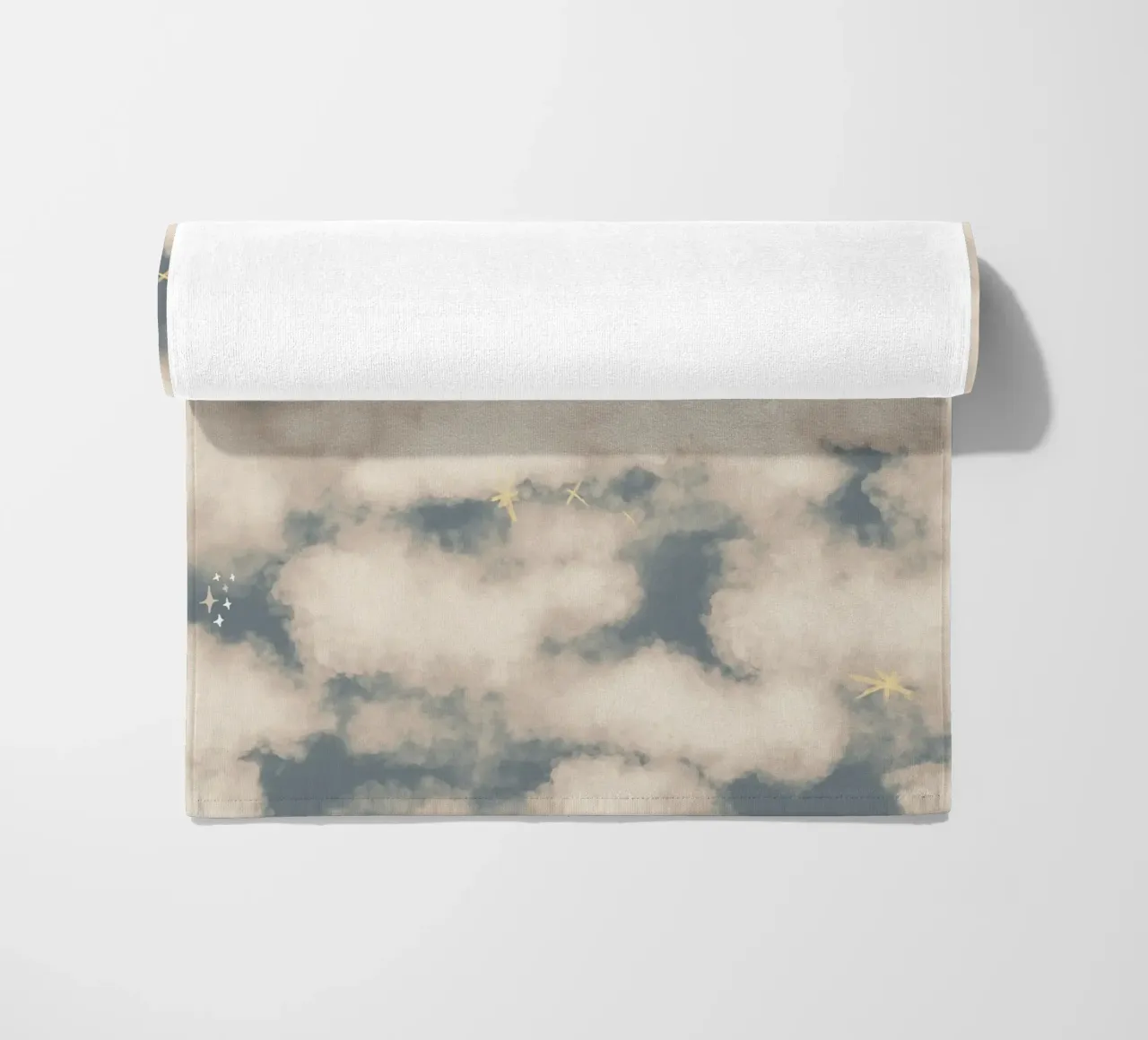 Boho Magical Clouds telo mare da anisillustration