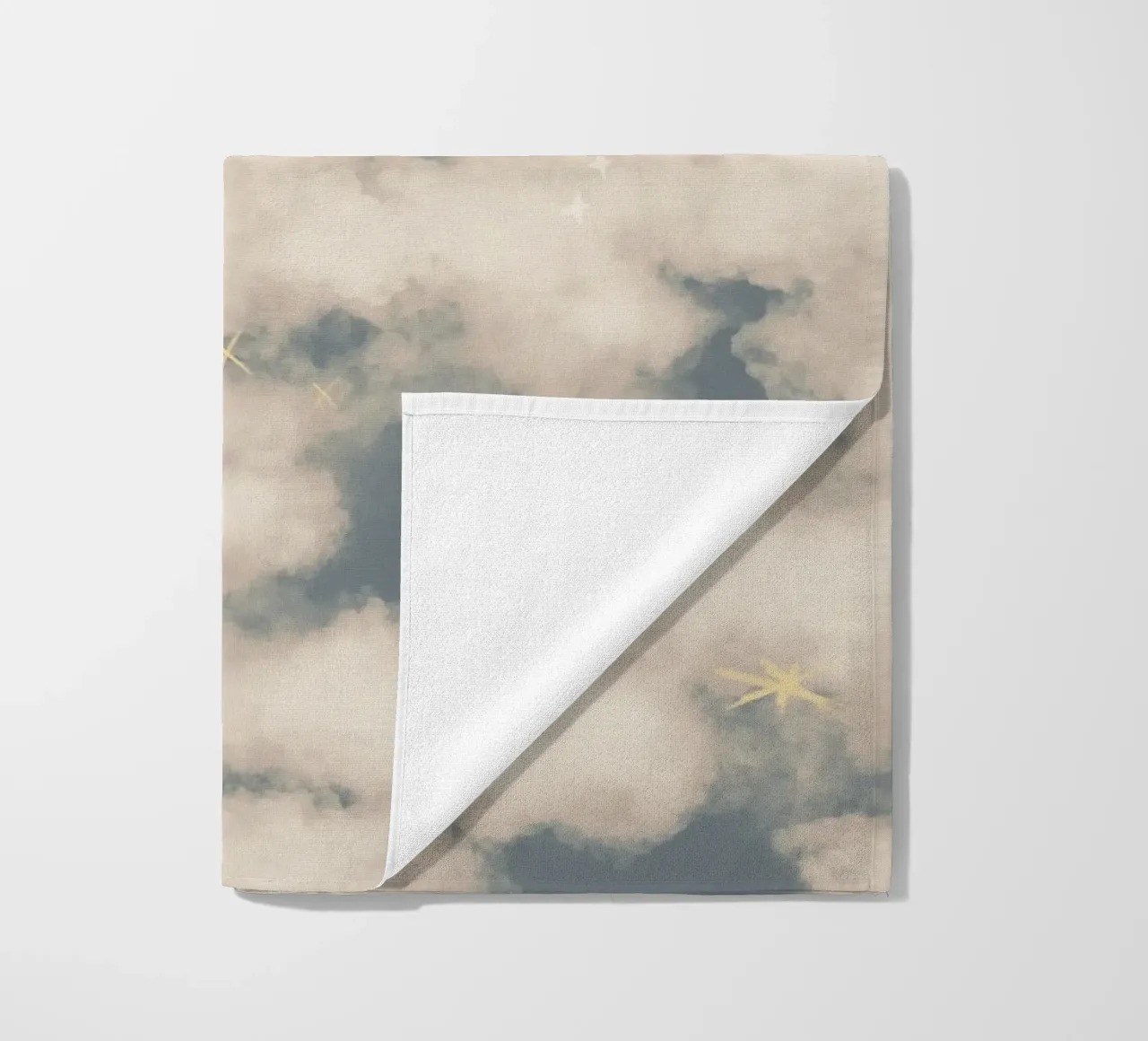 Boho Magical Clouds telo mare da anisillustration