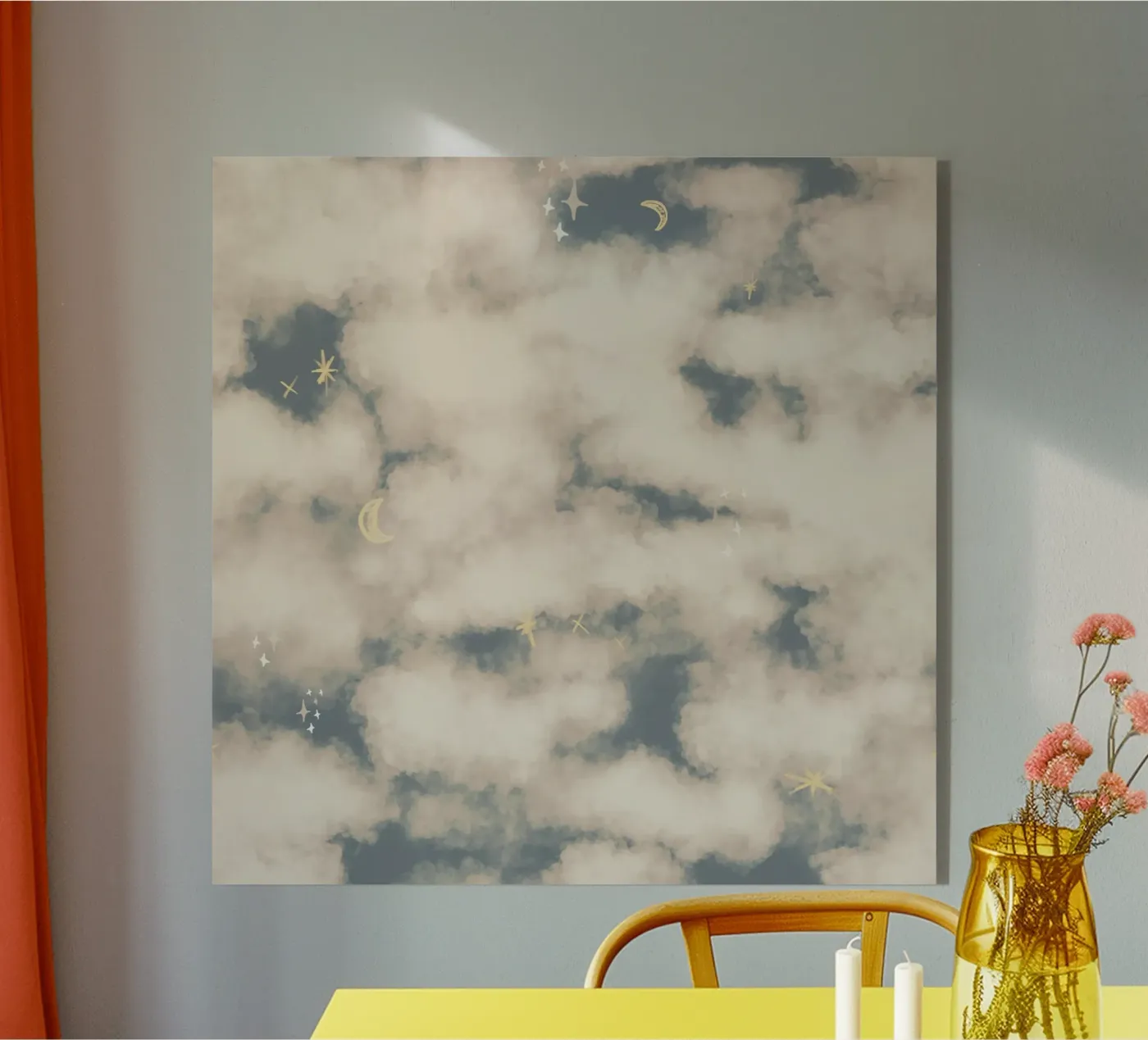 Boho Magical Clouds plexiglas de anisillustration