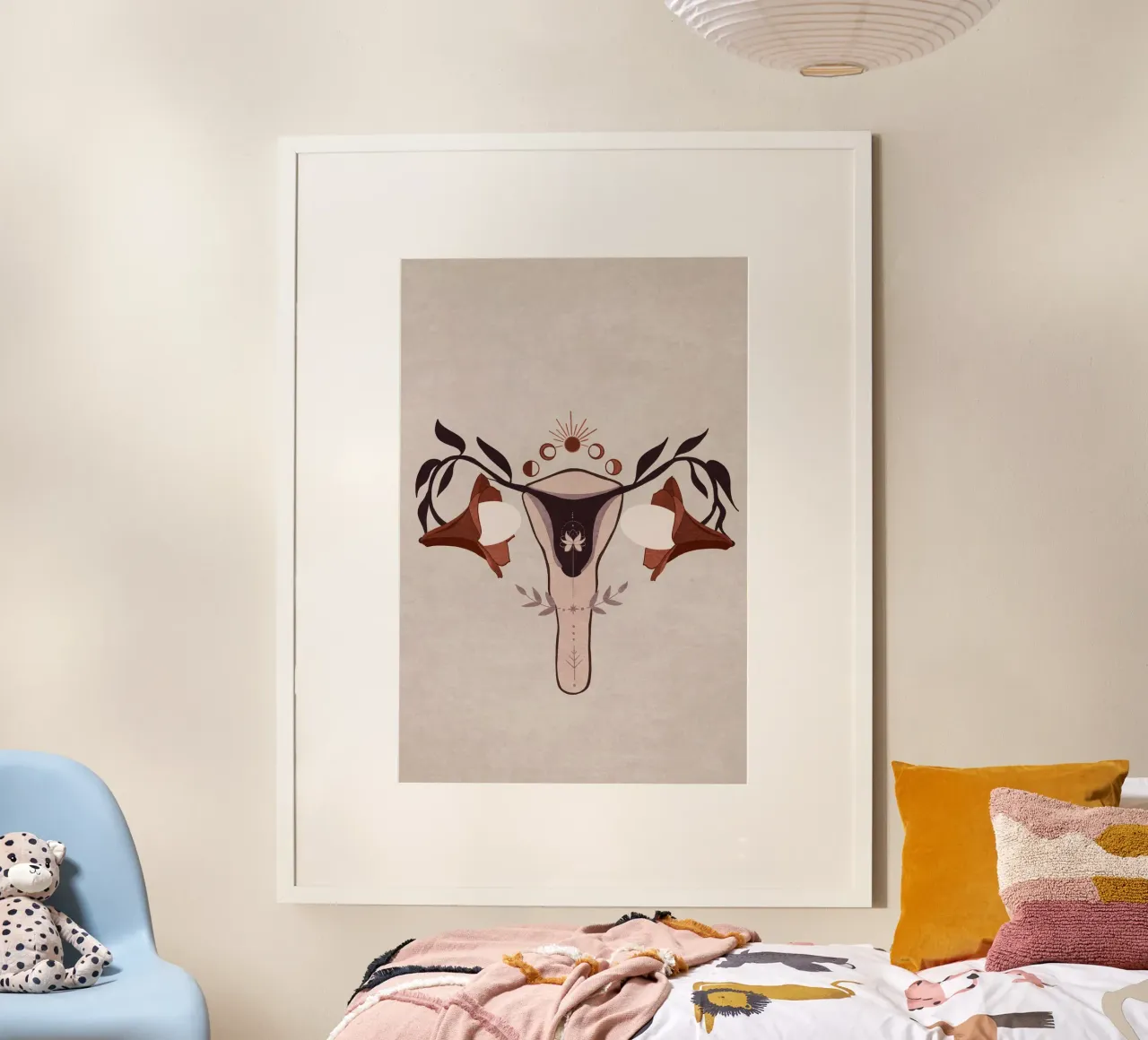 Emel Tunaboylu - La vita poster con telaio in alluminio da The Artcircle