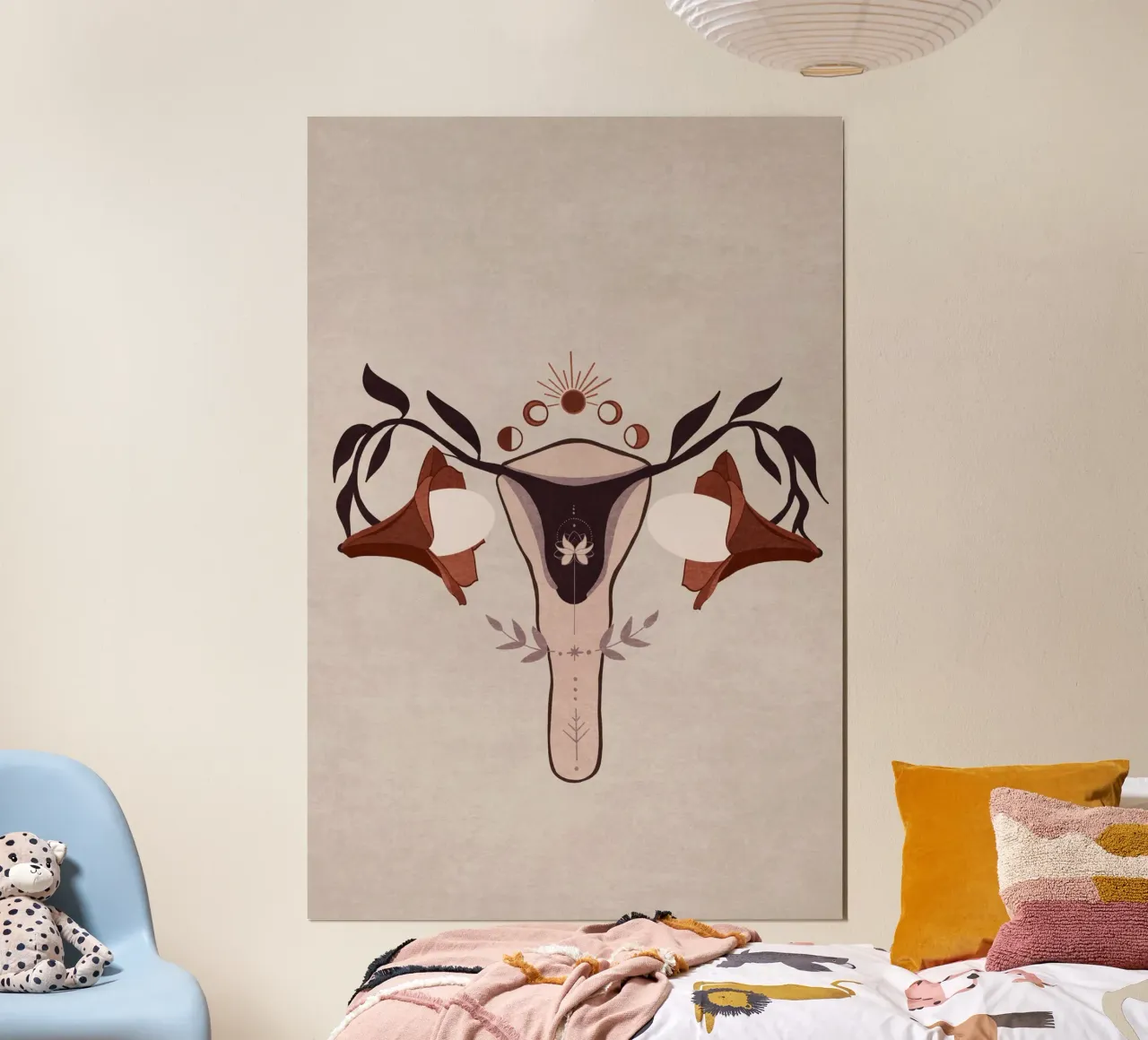 Emel Tunaboylu - La vita poster con telaio in alluminio da The Artcircle