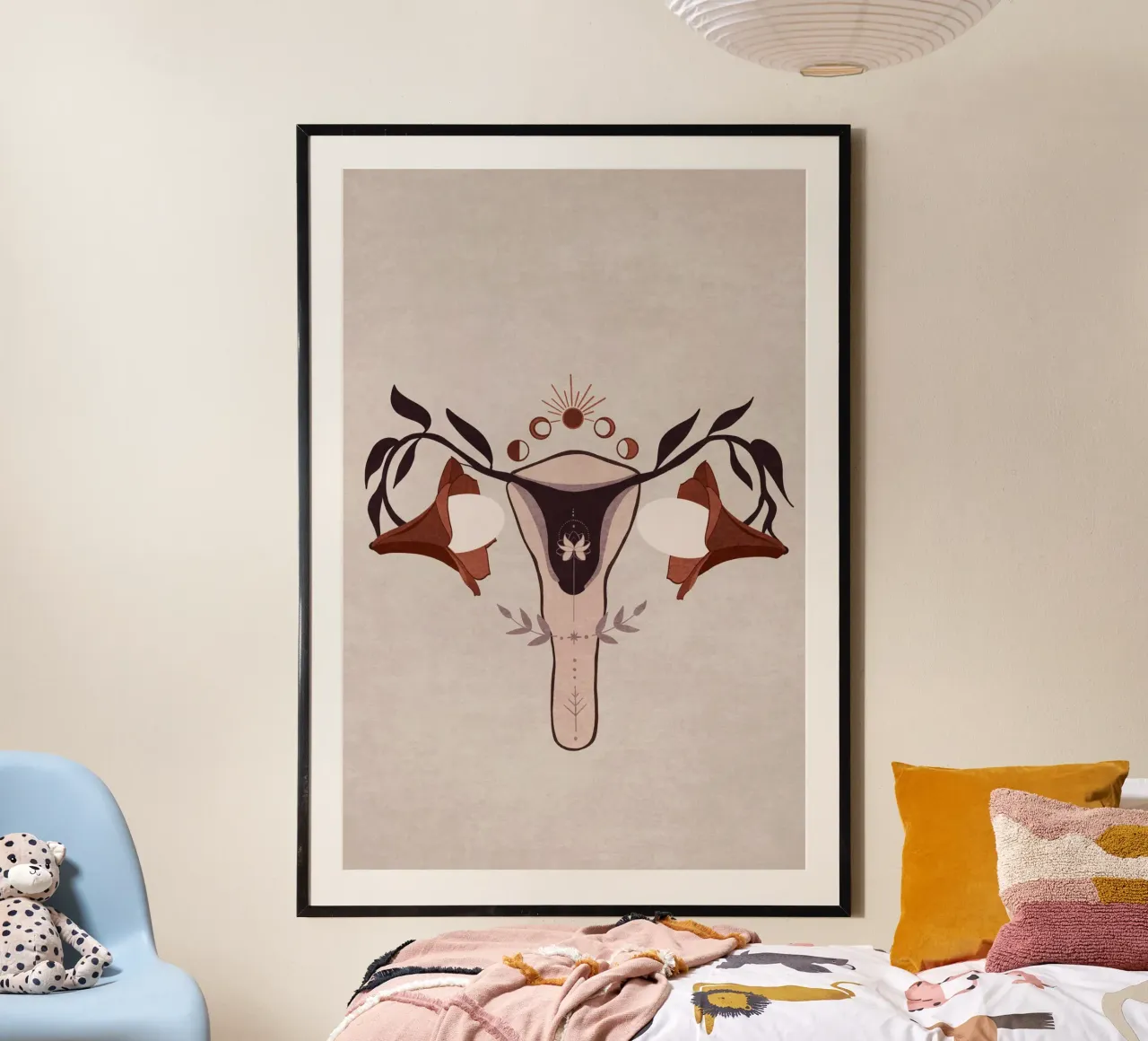 Emel Tunaboylu - La vita poster con telaio in alluminio da The Artcircle