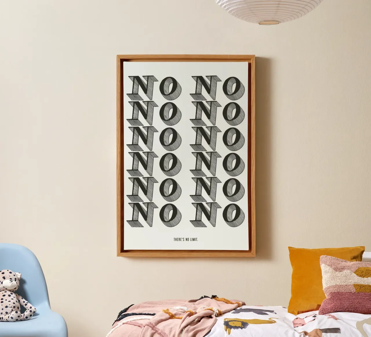 No Limit tela con Cornice a cassetta da typealive