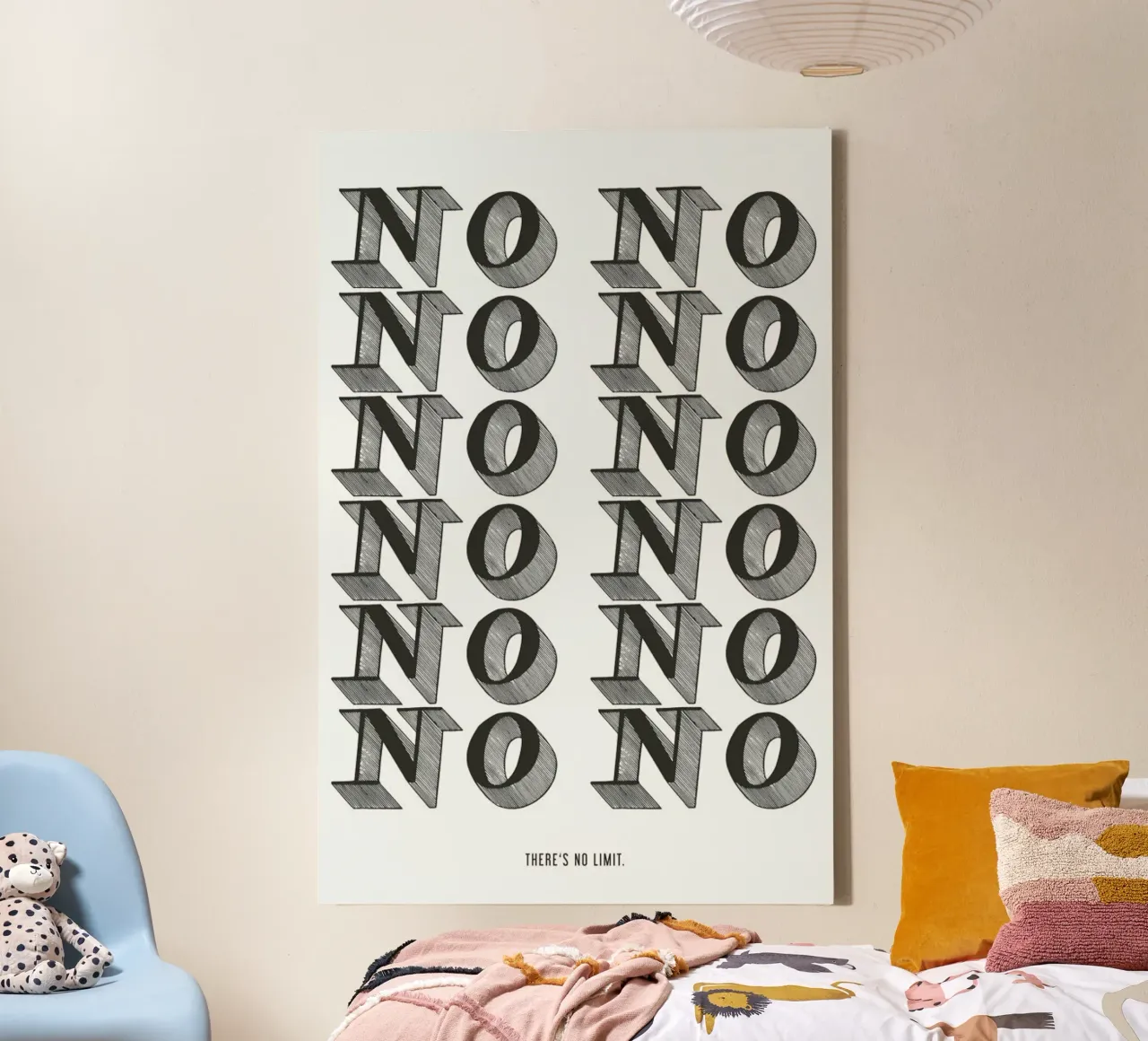 No Limit tela con Cornice a cassetta da typealive
