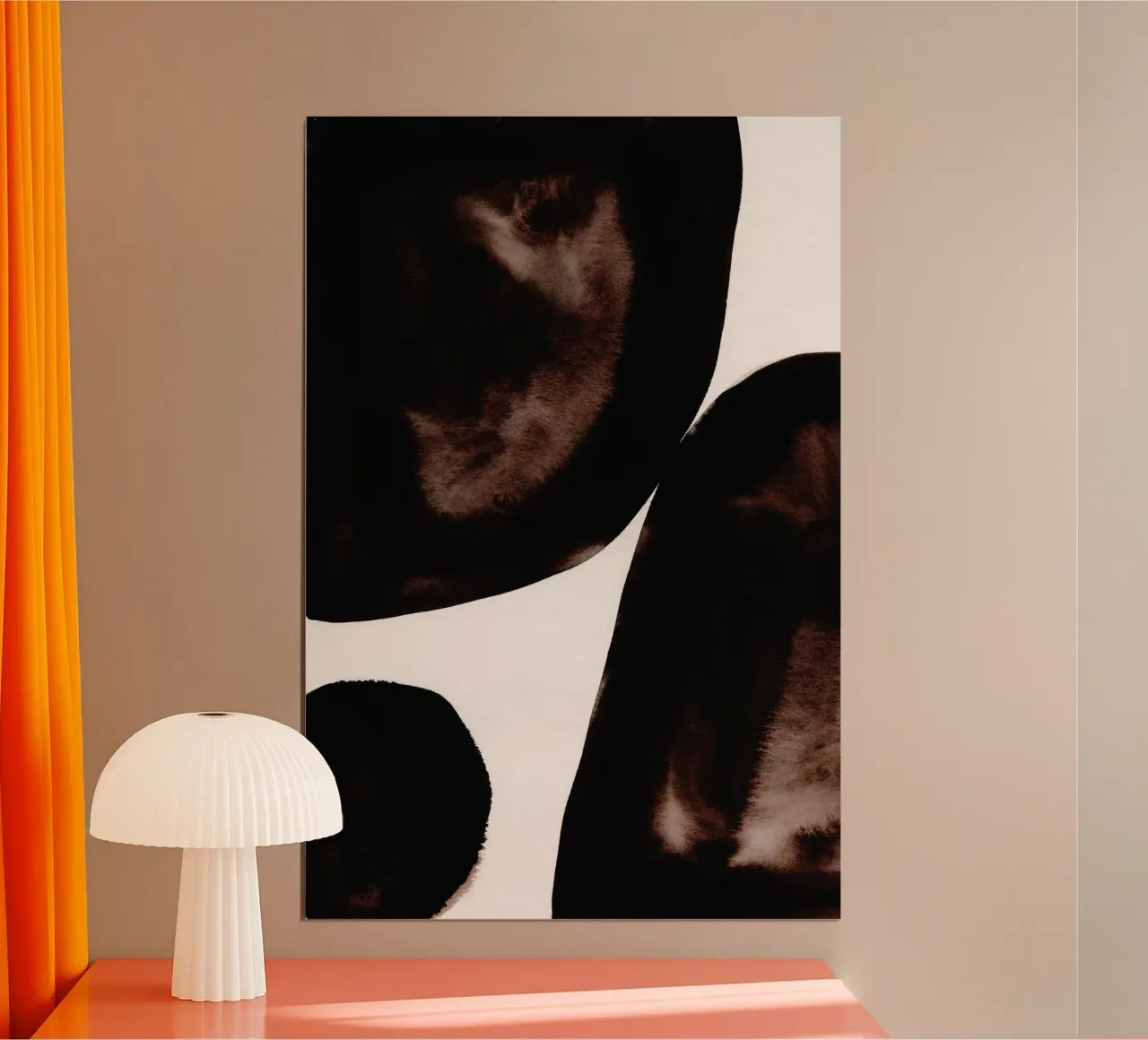 Shapes 11 poster con telaio in plastica da Mareike Böhmer