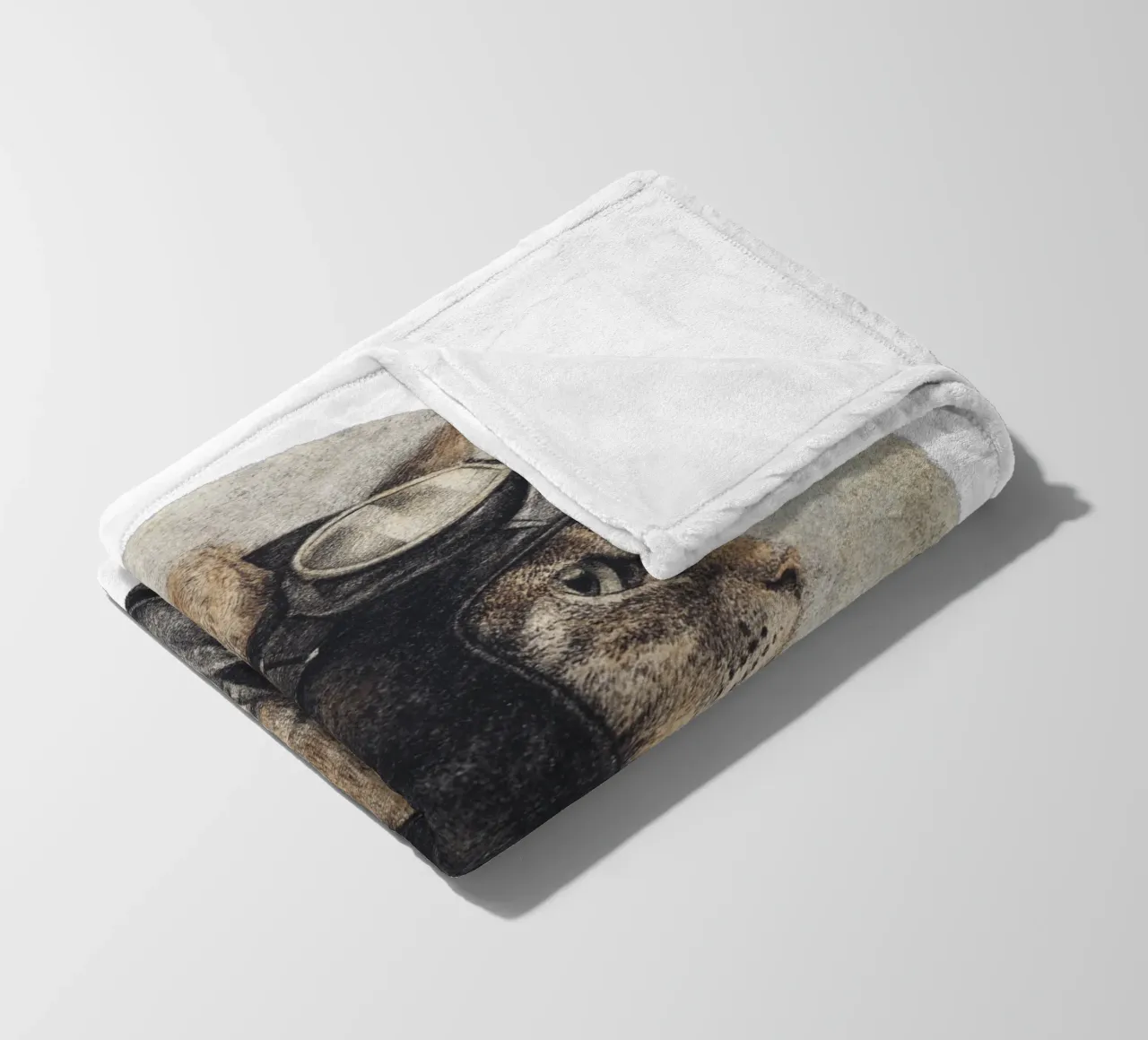 Pugile coraggioso coperta in pile da mikekoubou