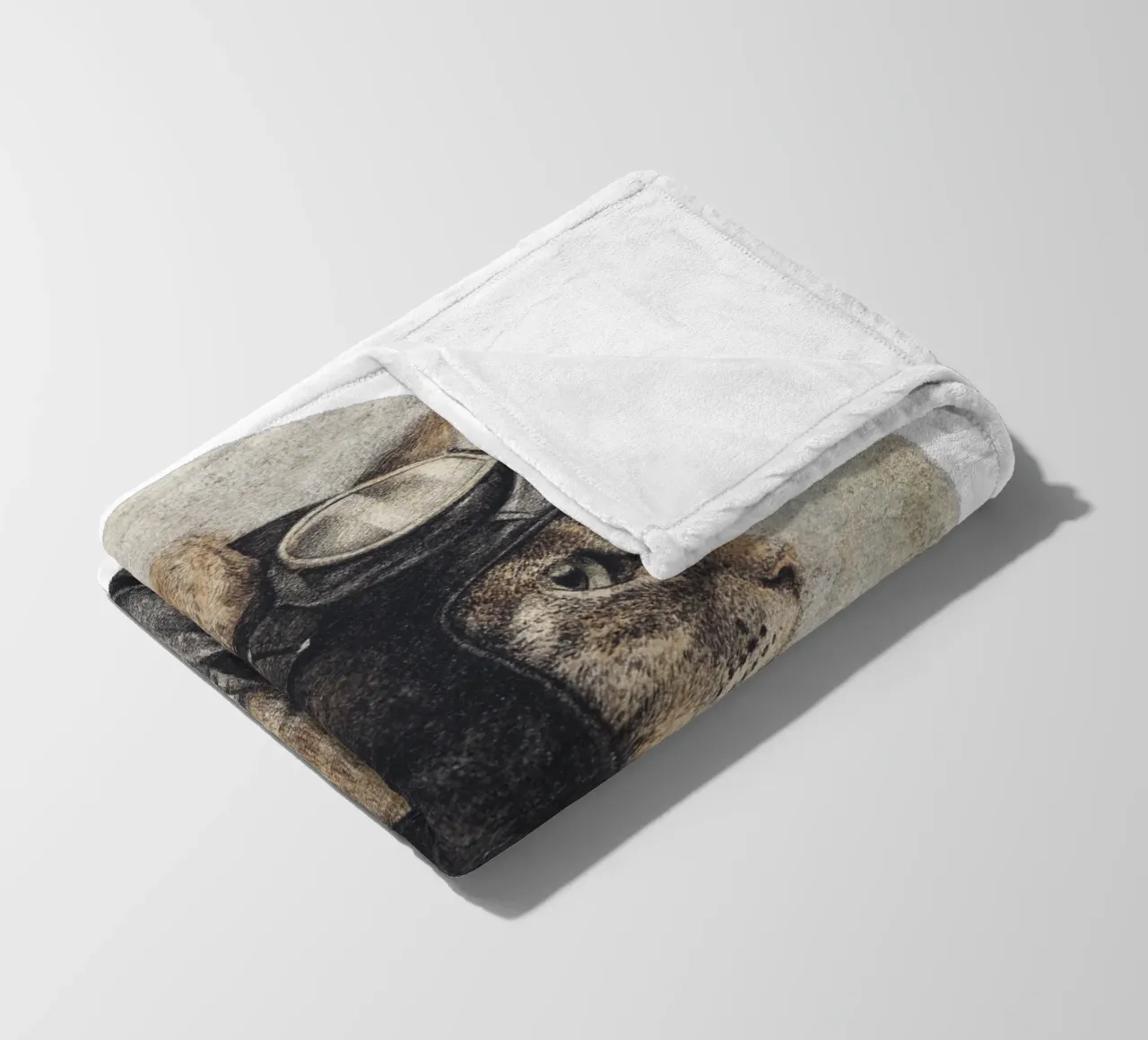 Pugile coraggioso coperta in pile da mikekoubou