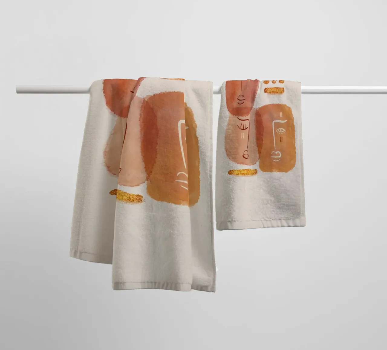 Emel Tunaboylu - Insieme 01 asciugamano da bagno da The Artcircle