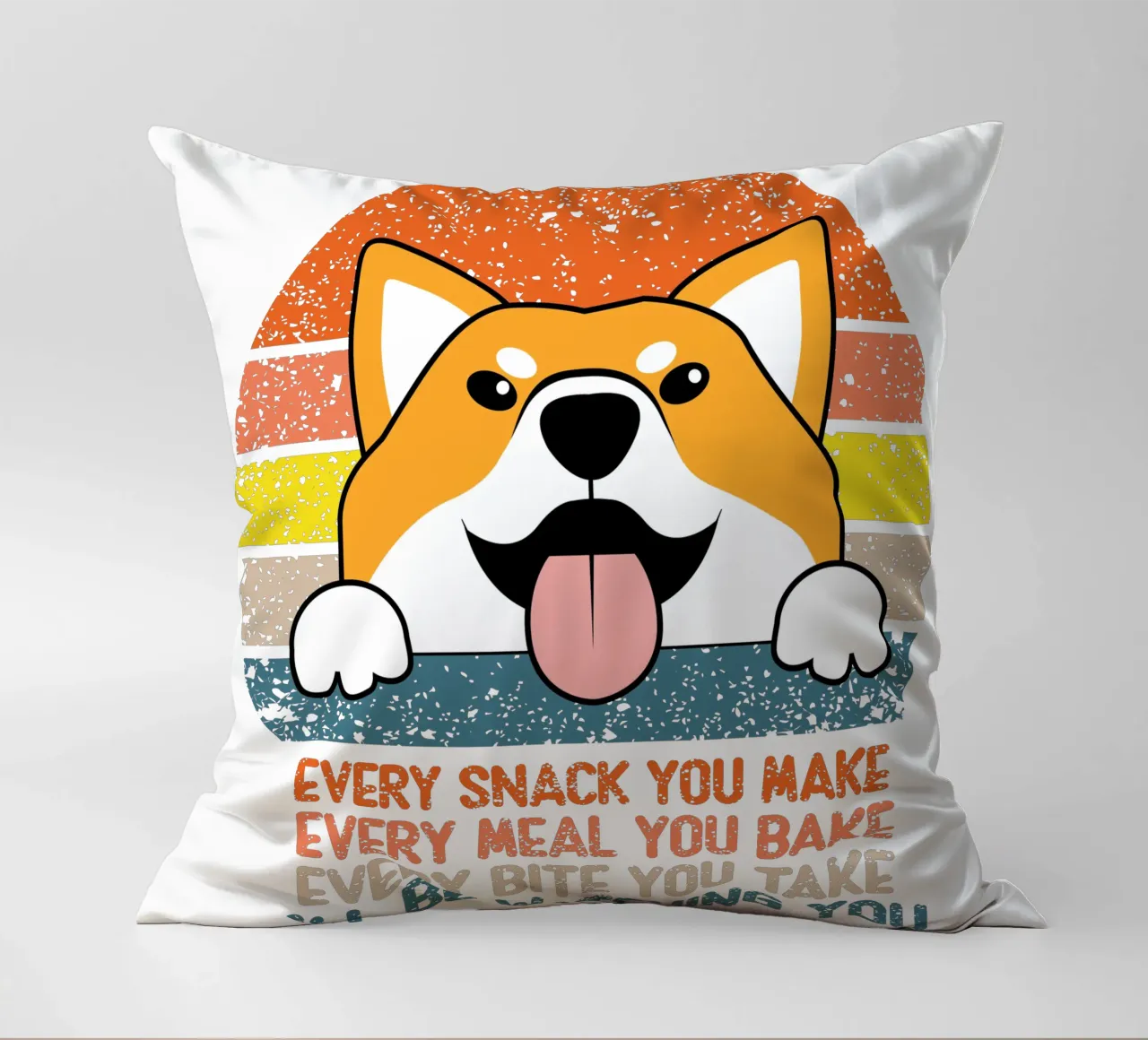 Cane Divertente Design d'arte Regalo per chi ama i cani cuscino da ririedis