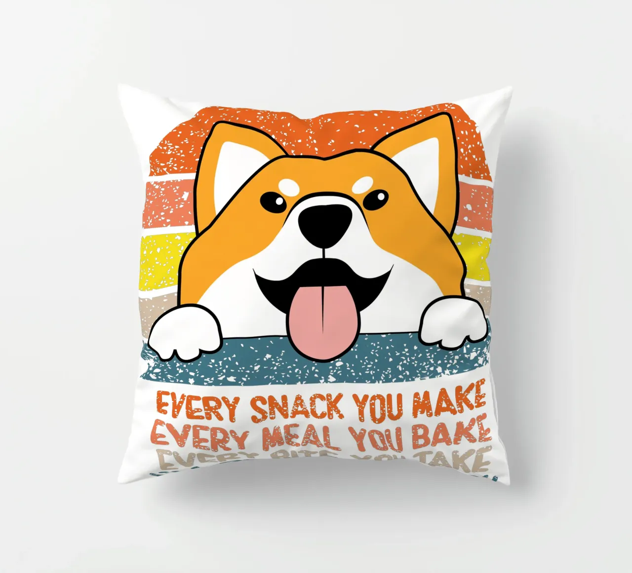 Cane Divertente Design d'arte Regalo per chi ama i cani cuscino da ririedis