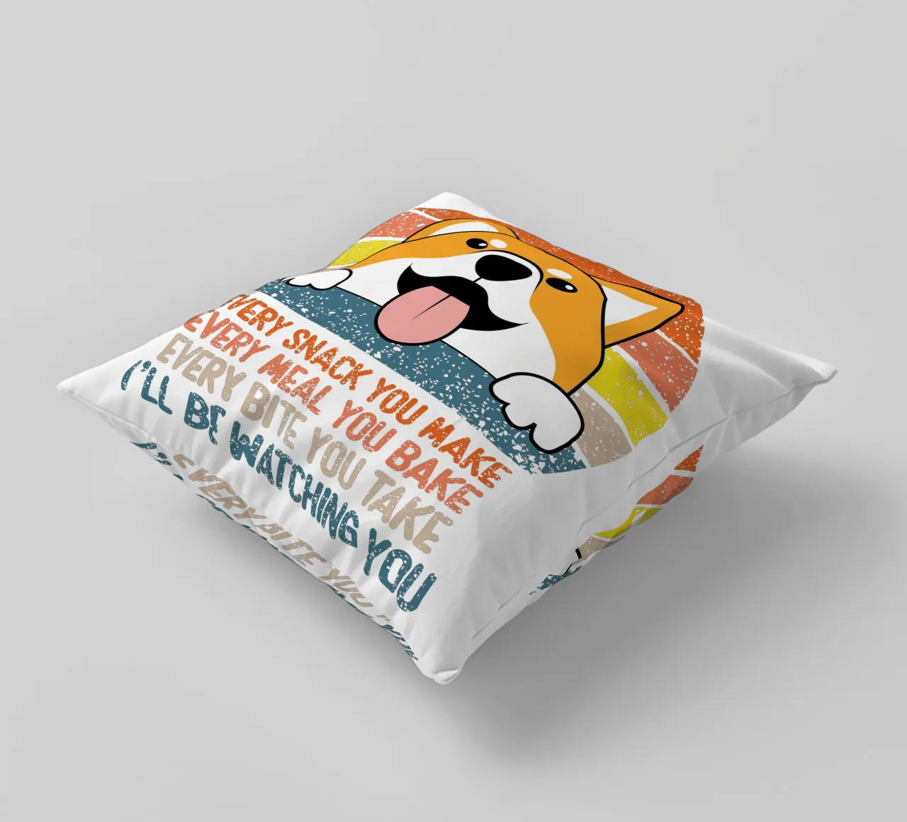 Cane Divertente Design d'arte Regalo per chi ama i cani cuscino da ririedis