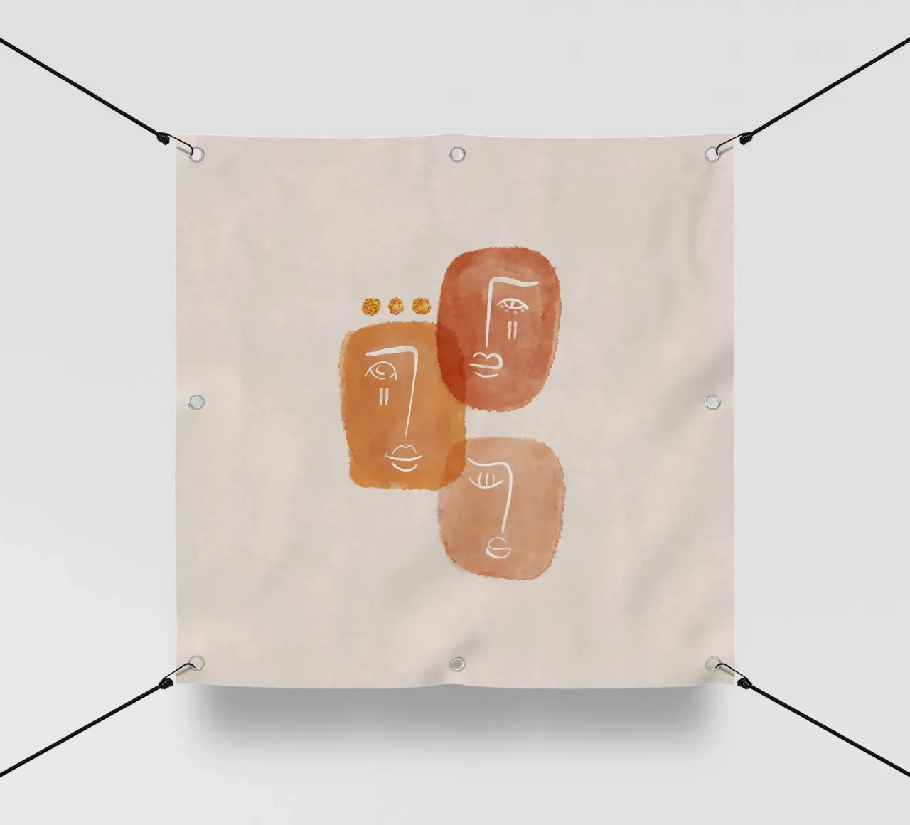 Emel Tunaboylu - Insieme 02 telo in pvc da The Artcircle