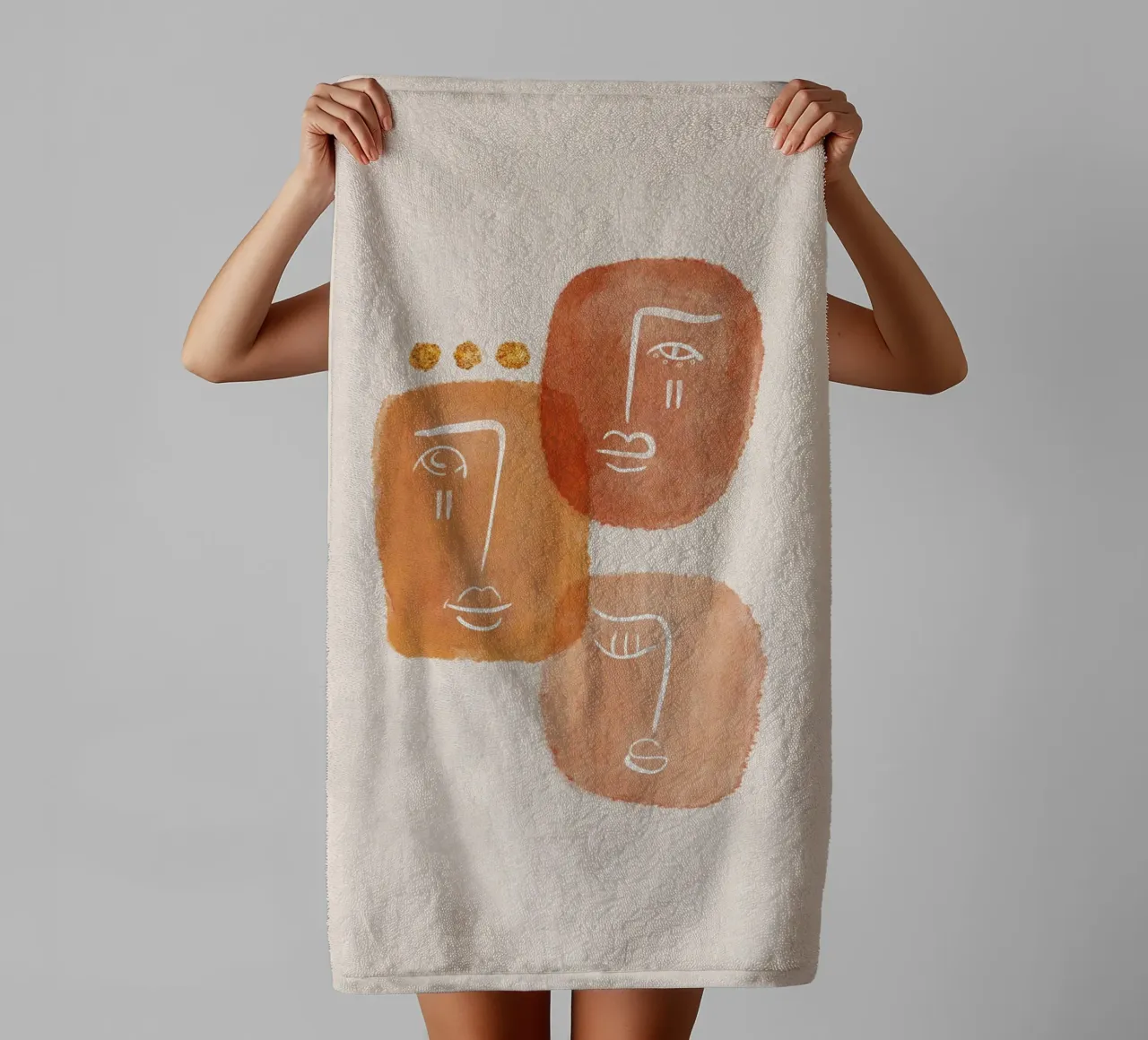 Emel Tunaboylu - Insieme 02 asciugamano da bagno da The Artcircle