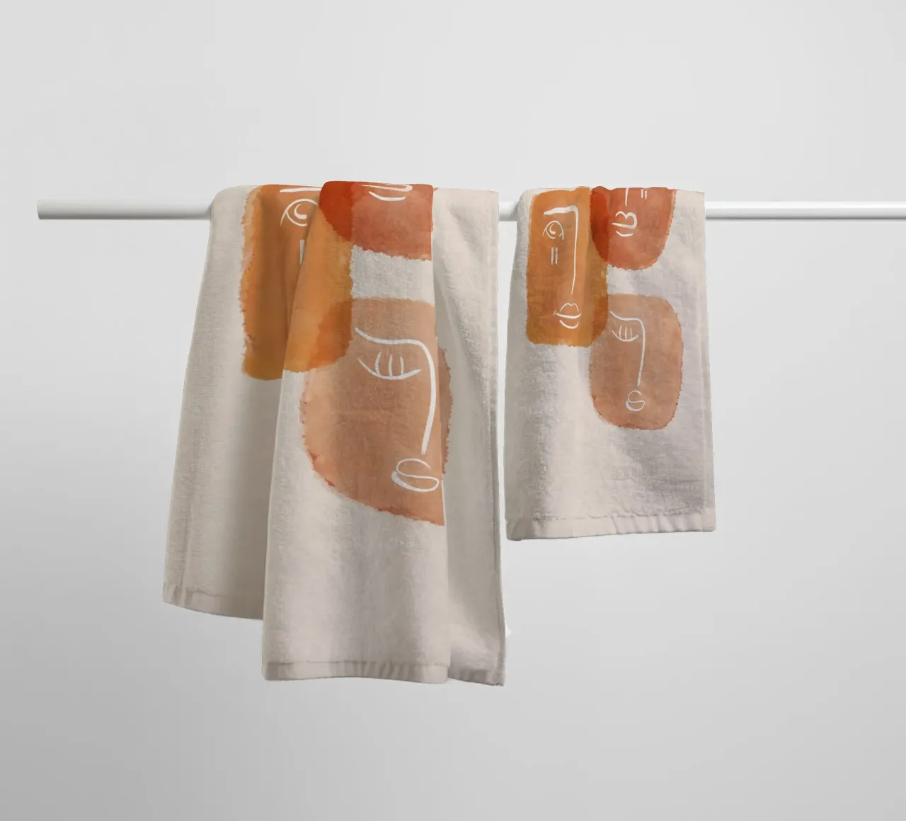 Emel Tunaboylu - Insieme 02 asciugamano da bagno da The Artcircle