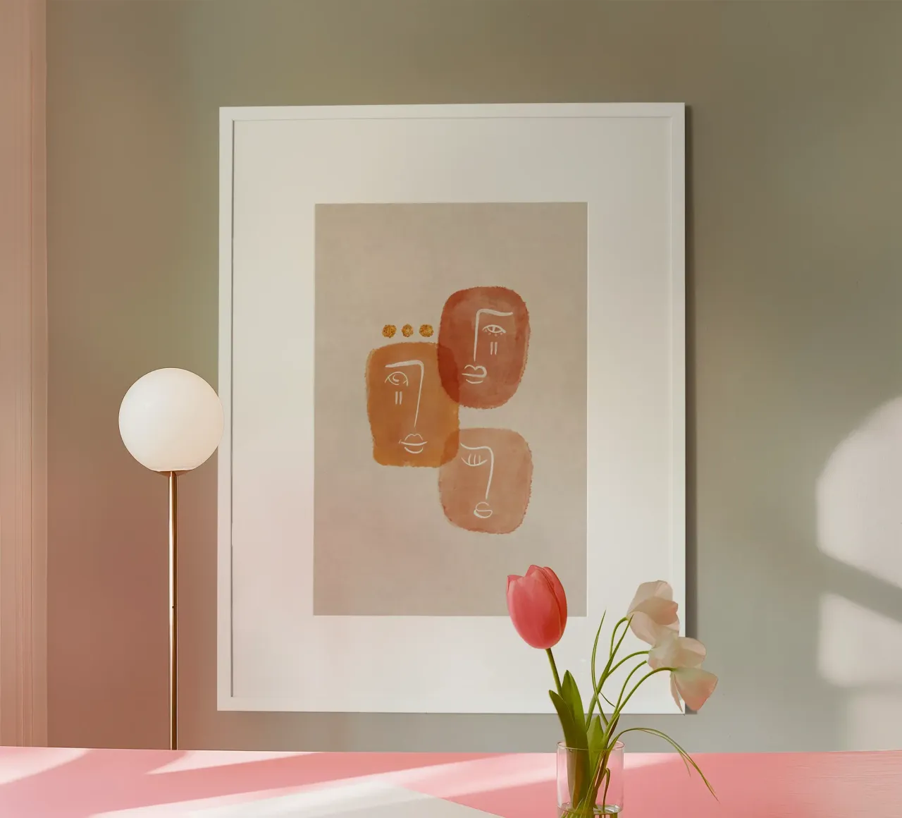 Emel Tunaboylu - Insieme 02 poster con telaio in legno da The Artcircle